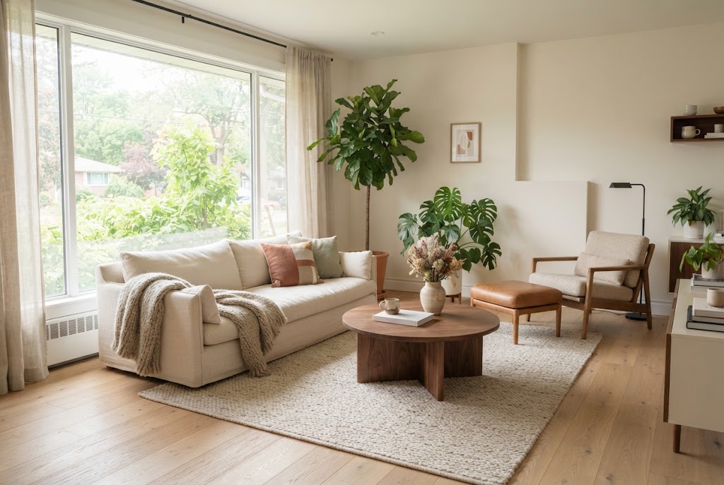 Scandinavian living room — AI image example